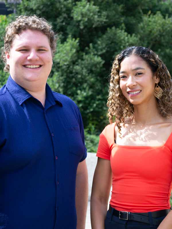 Eric Jordahl and Associate Professor Sonya Neal