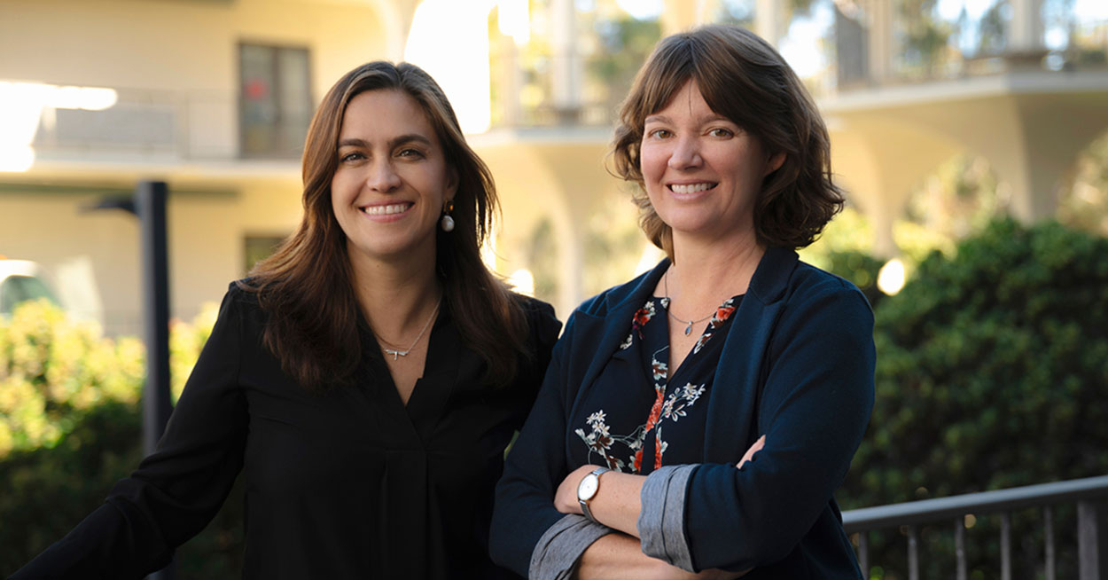 Kimberly Cooper and Elizabeth Villa