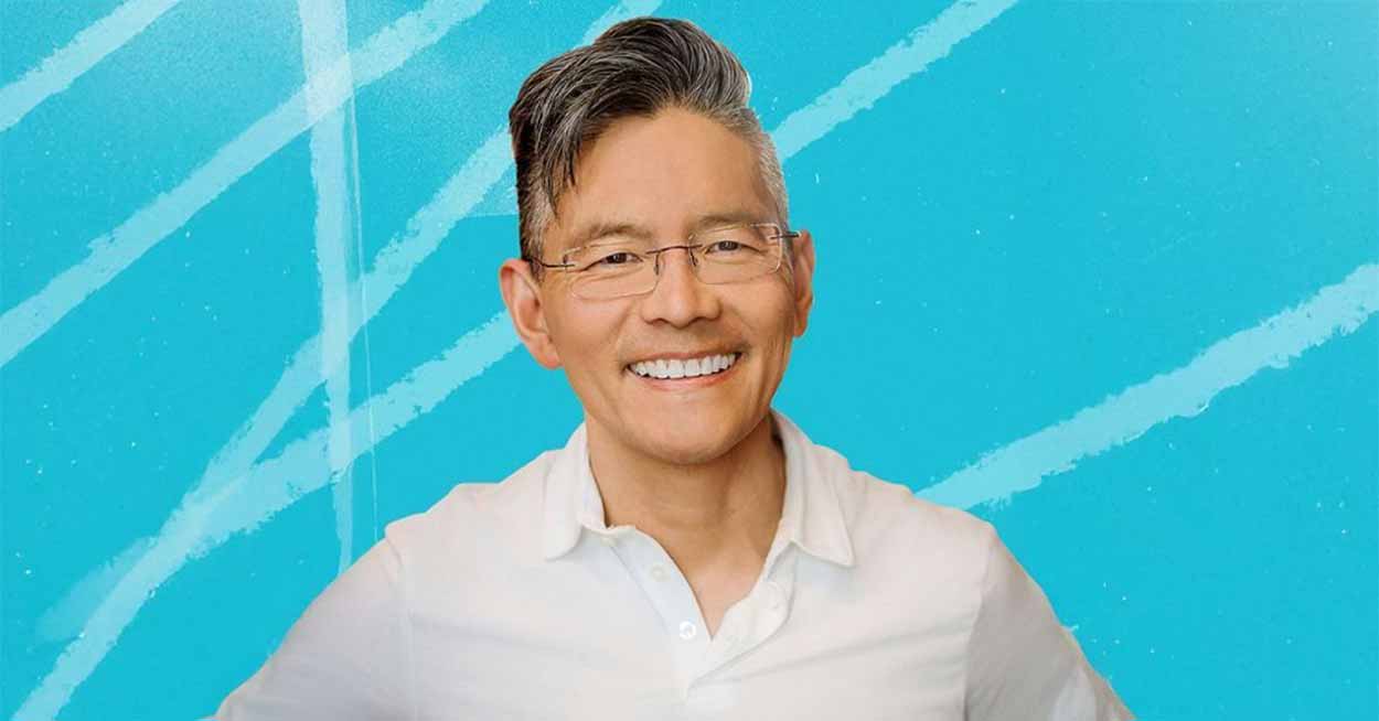 James Nieh smiling poster